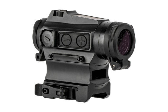 Holosun HE515 is a compact microdot is a ruggedized optic with lens covers, kill flash, and bright green reticle